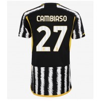 Juventus Andrea Cambiaso #27 Replica Home Shirt Ladies 2023-24 Short Sleeve